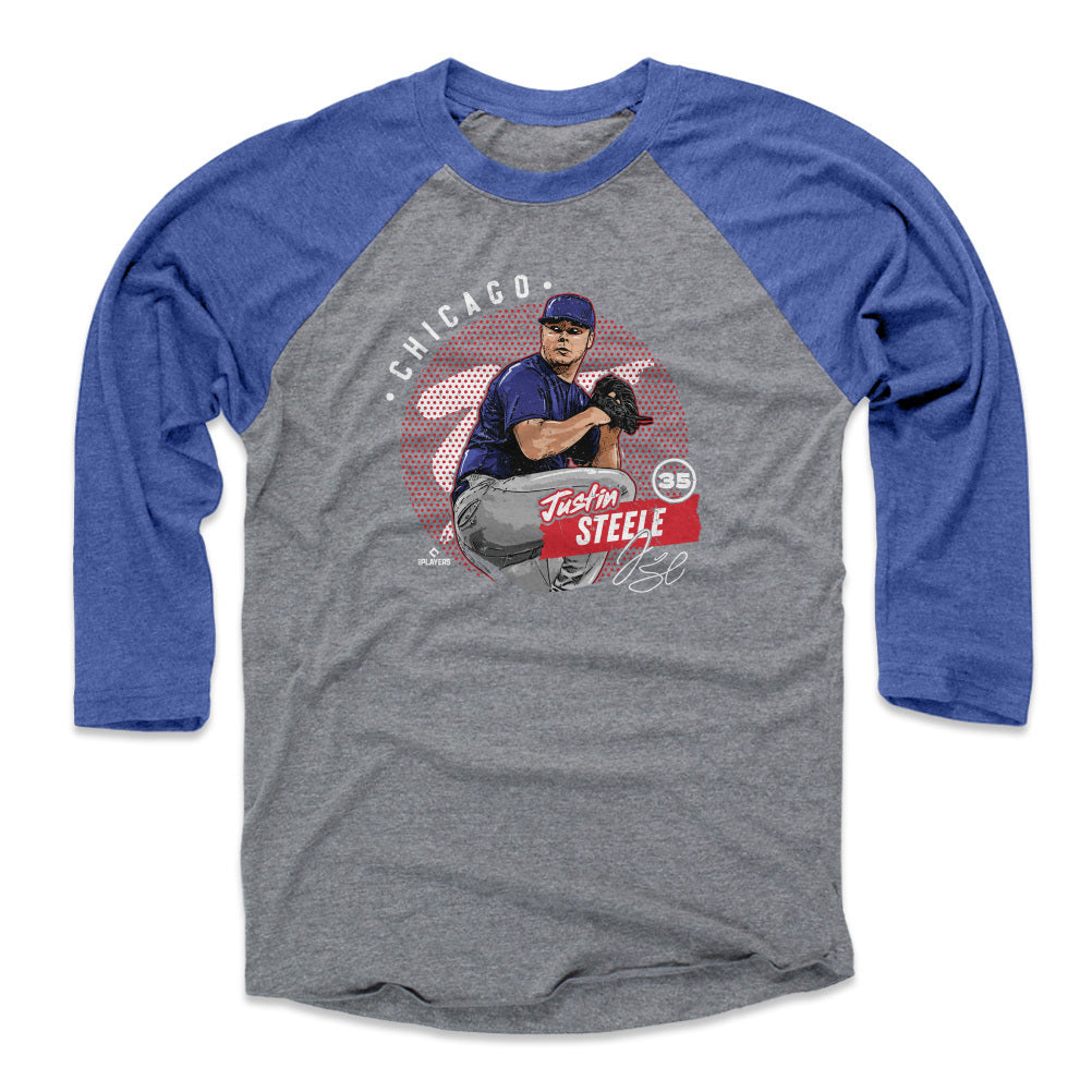 Justin Steele Men&#39;s Baseball T-Shirt | 500 LEVEL