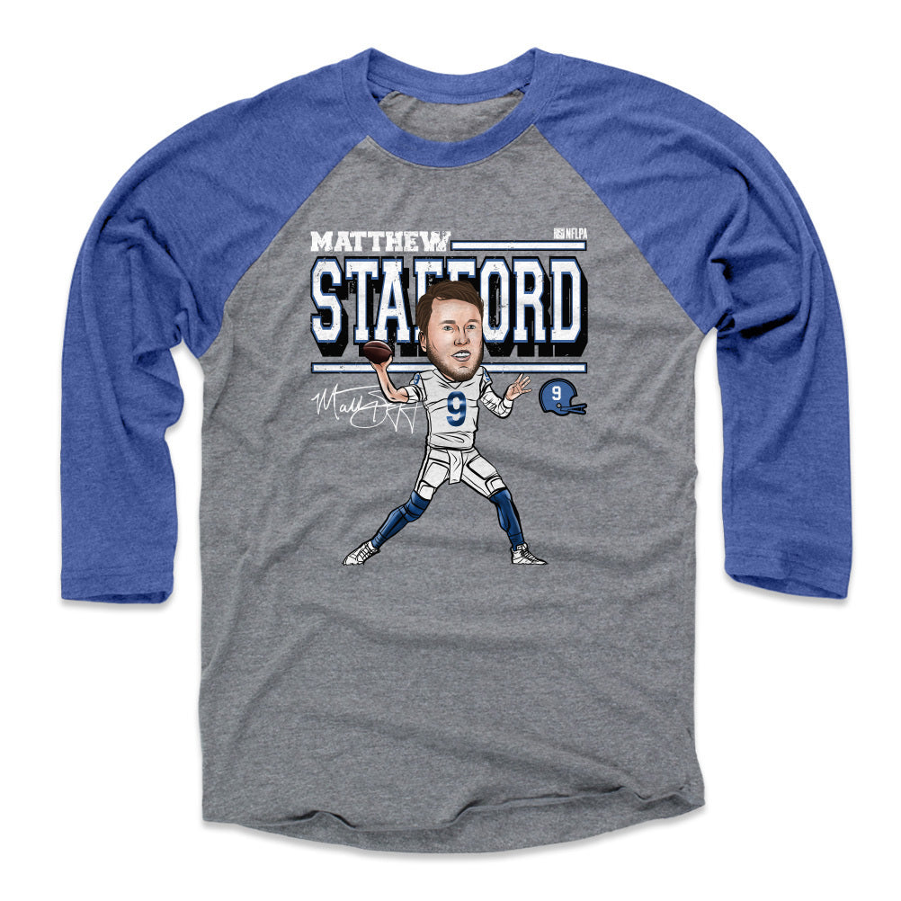 Los Angeles Rams Matthew Stafford 9 Royal Blue Player Graphic T-Shirt