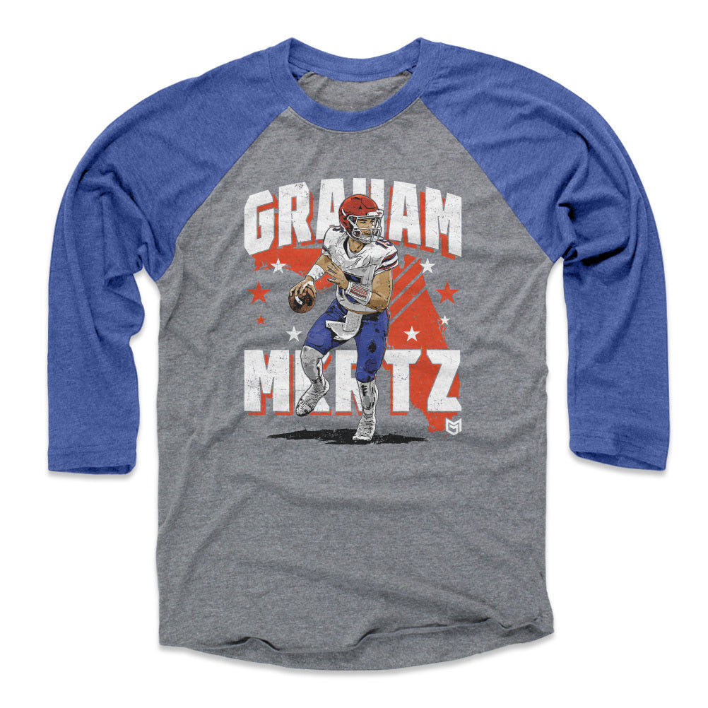 Graham Mertz Men&#39;s Baseball T-Shirt | 500 LEVEL