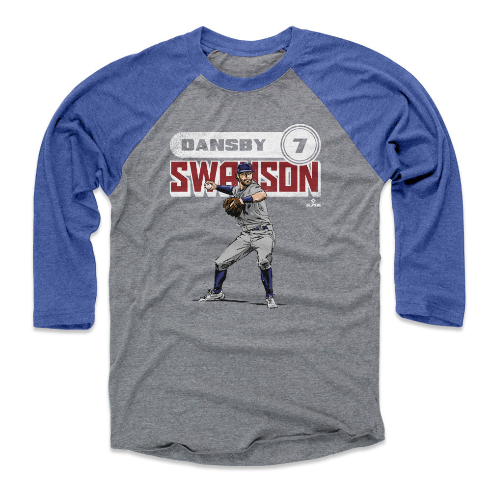 Dansby Swanson Men&#39;s Baseball T-Shirt | 500 LEVEL