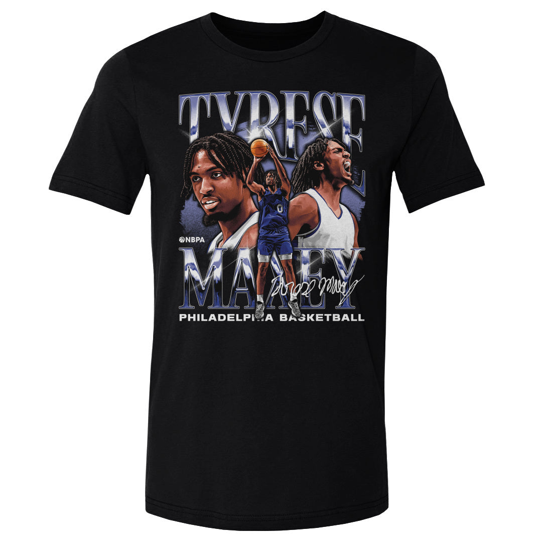 Tyrese Maxey Men&#39;s Cotton T-Shirt | 500 LEVEL