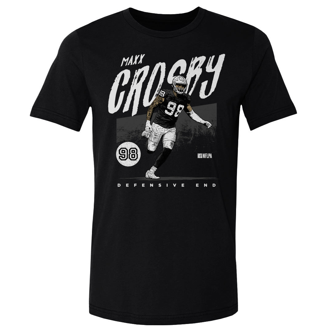 Maxx Crosby Men&#39;s Cotton T-Shirt | 500 LEVEL