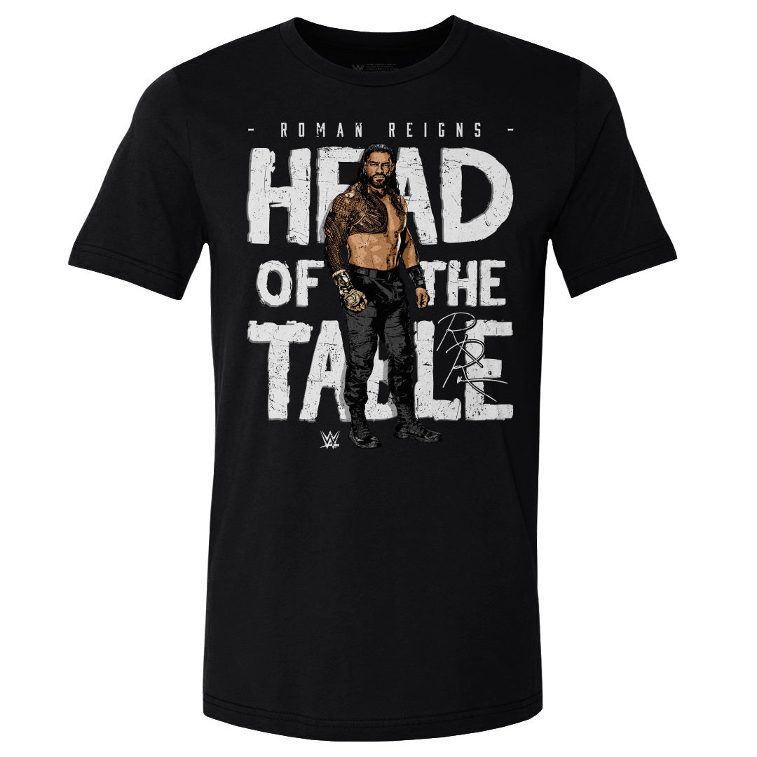 Men's Black Roman Reigns Acknowledge Me Boston T-Shirt