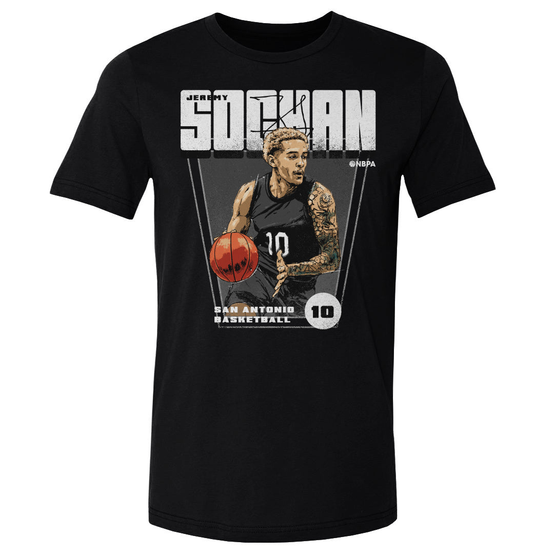 Jeremy Sochan Men&#39;s Cotton T-Shirt | 500 LEVEL