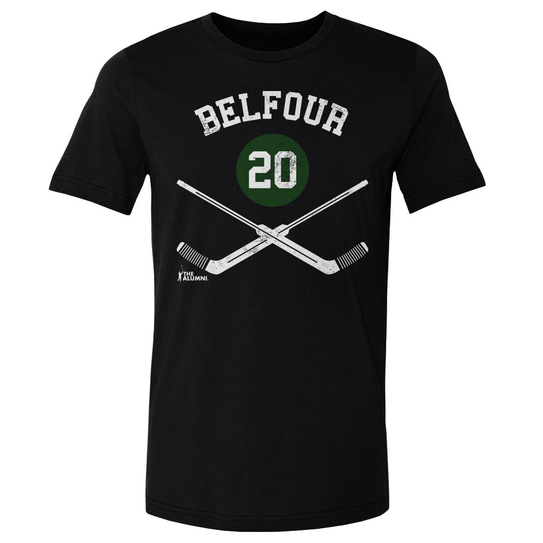 Ed Belfour Men&#39;s Cotton T-Shirt | 500 LEVEL