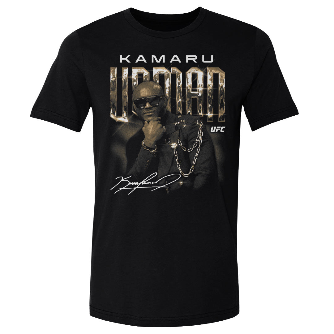 Kamaru Usman Men&#39;s Cotton T-Shirt | 500 LEVEL