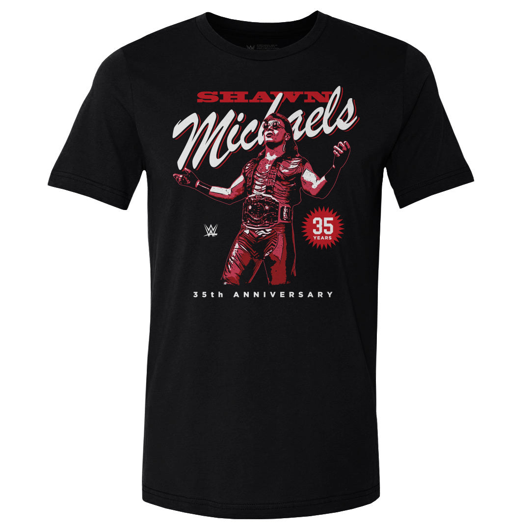 Shawn Michaels Men&#39;s Cotton T-Shirt | 500 LEVEL