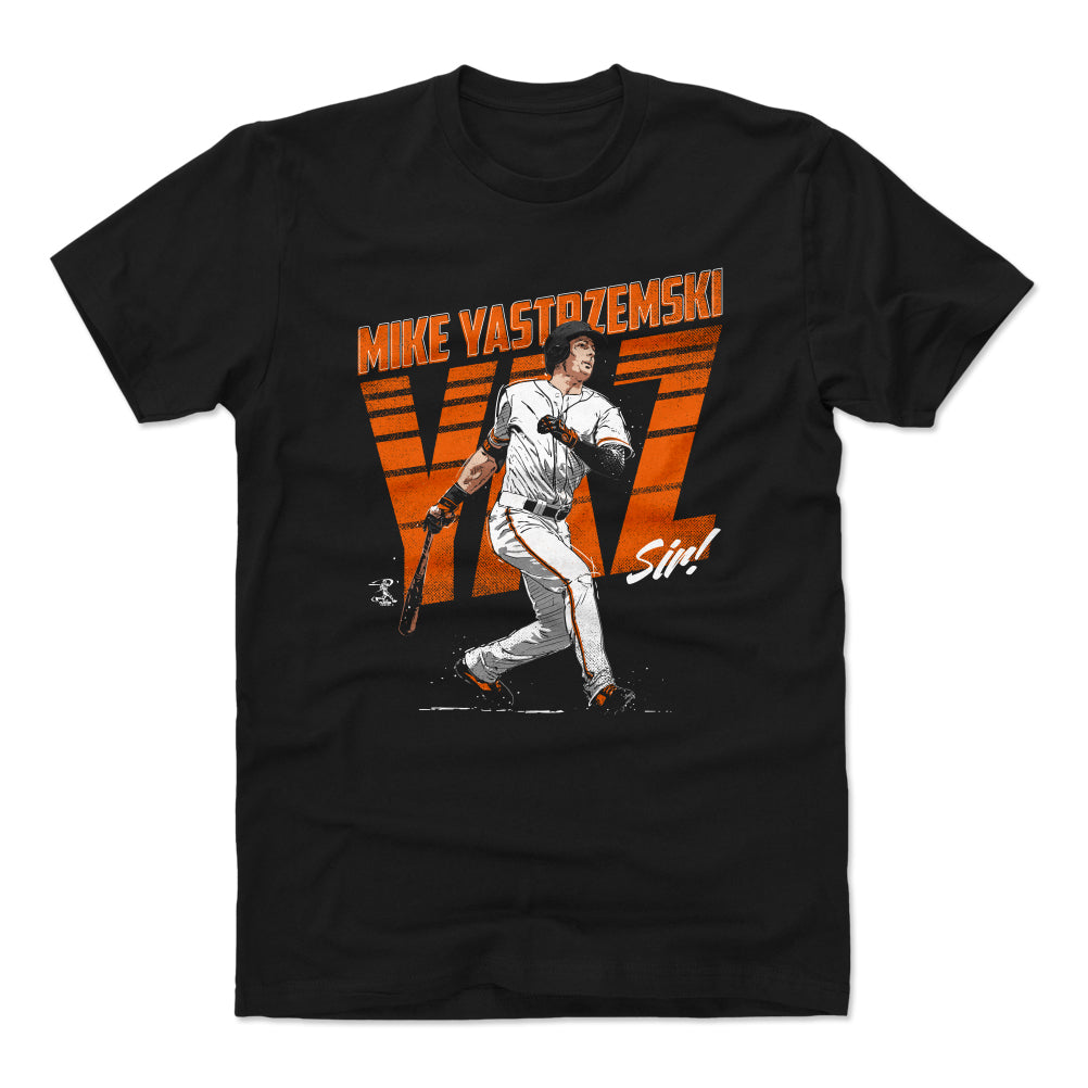 Mike Yastrzemski Shirt, San Francisco Baseball Men's Cotton T-Shirt