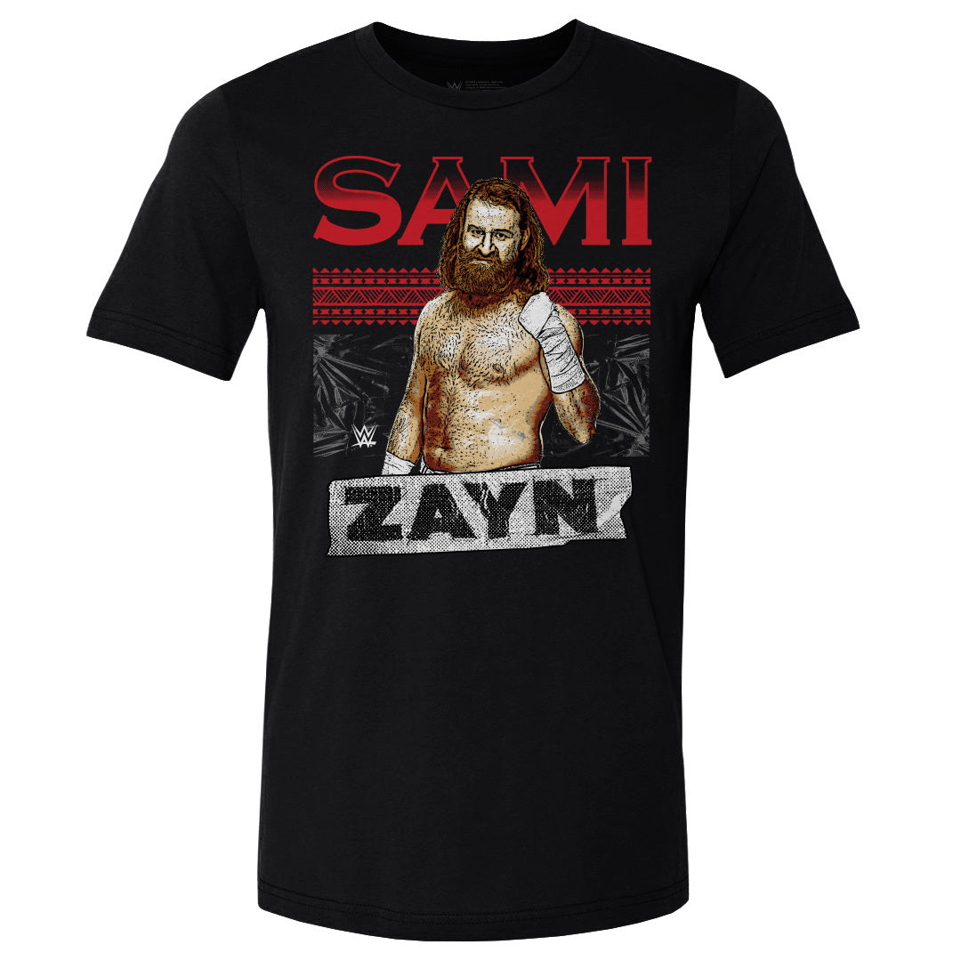 Sami Zayn Men&#39;s Cotton T-Shirt | 500 LEVEL