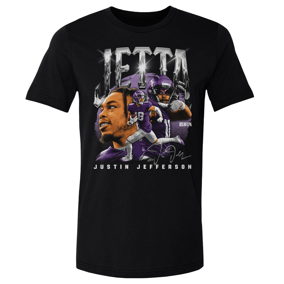 Justin Jefferson Men&#39;s Cotton T-Shirt | 500 LEVEL