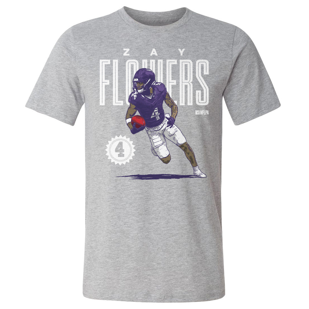 Zay Flowers Men&#39;s Cotton T-Shirt | 500 LEVEL