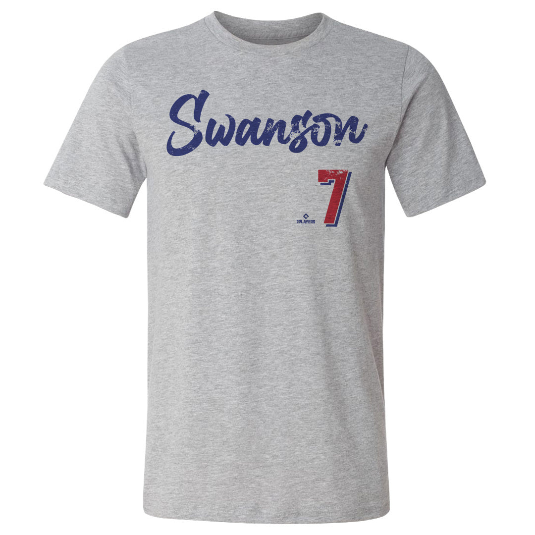 Dansby Swanson Men&#39;s Cotton T-Shirt | 500 LEVEL