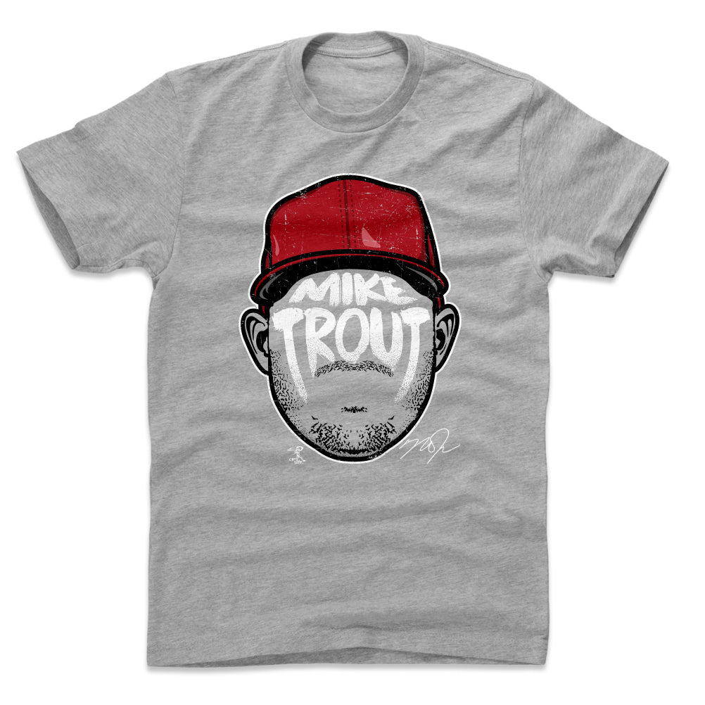 Mike Trout Shirt, Los Angeles Baseball Men's Cotton T-Shirt