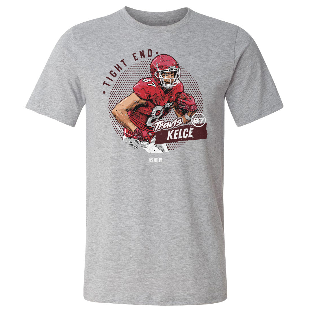 Kansas City Chiefs Youth Football T-Shirt - Heather Gray