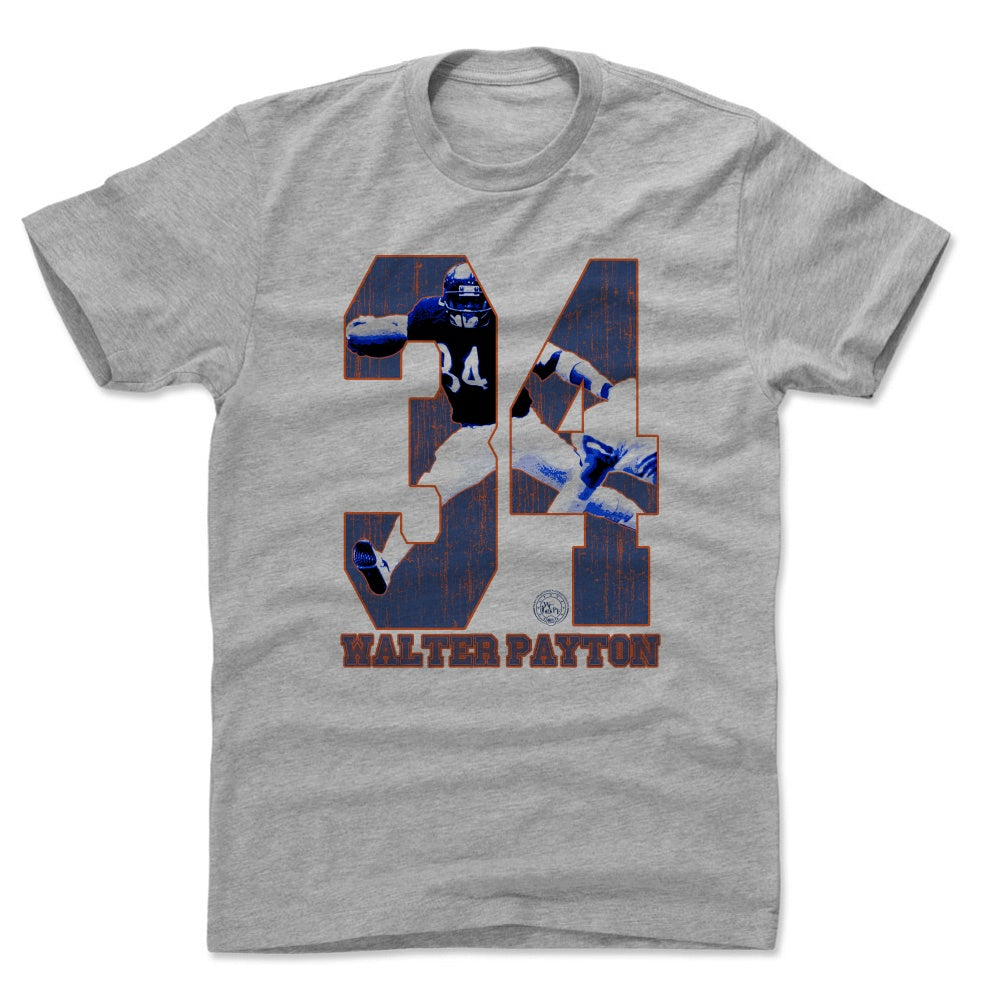 Walter Payton Men's Cotton T-Shirt - White - Chicago | 500 Level