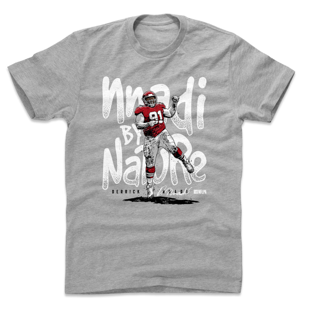 Derrick Nnadi Shirt, Kansas City Football Men's Cotton T-Shirt