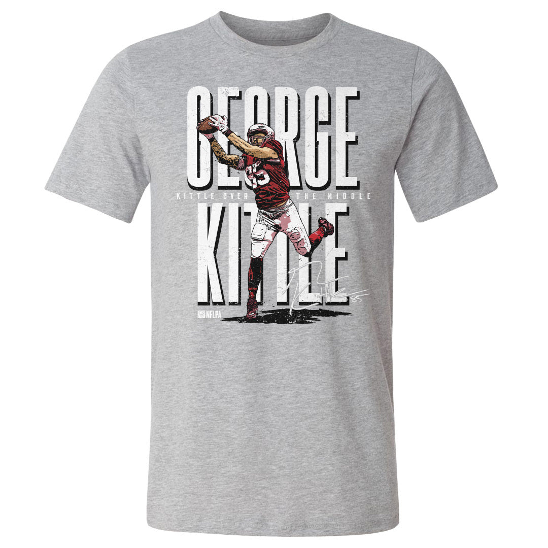 George Kittle Shirt, San Francisco Football Men's Cotton T-Shirt