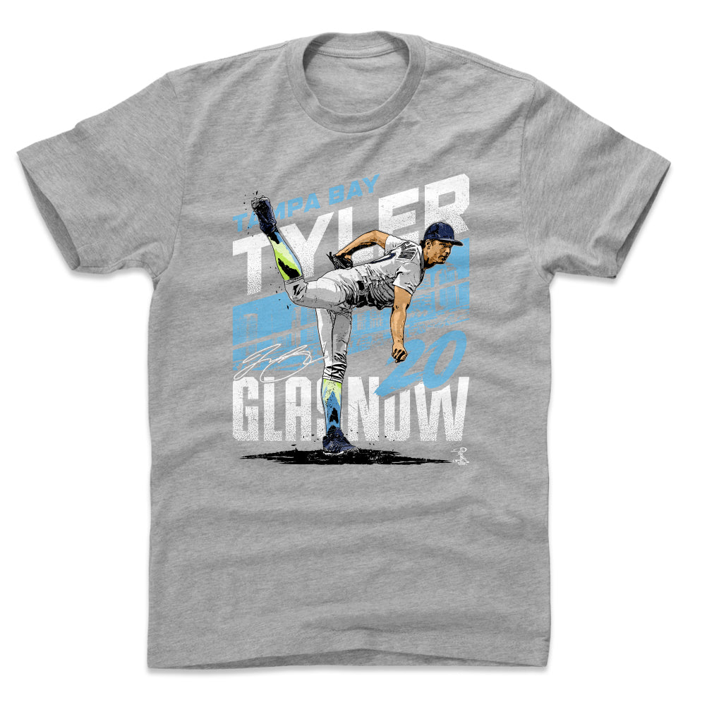  Tyler Glasnow Shirt - Tyler Glasnow Tampa Bay Font : Sports &  Outdoors