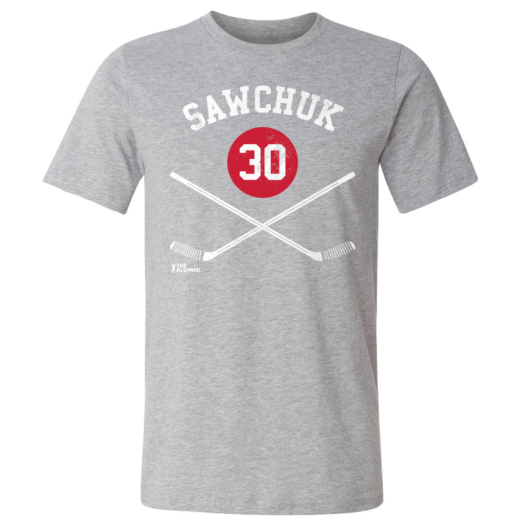 Terry Sawchuk Men&#39;s Cotton T-Shirt | 500 LEVEL