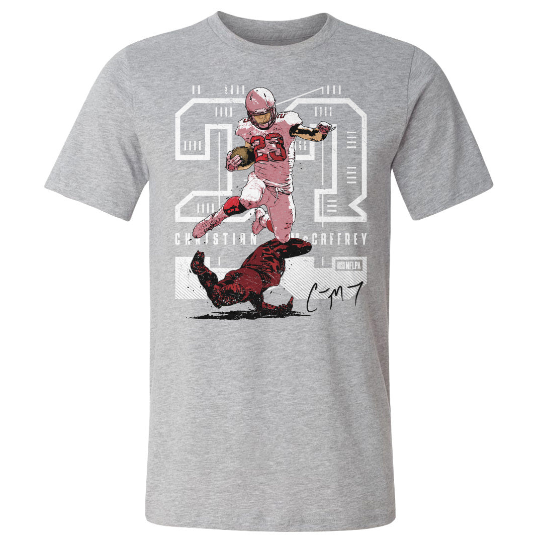 Christian McCaffrey Men&#39;s Cotton T-Shirt | 500 LEVEL