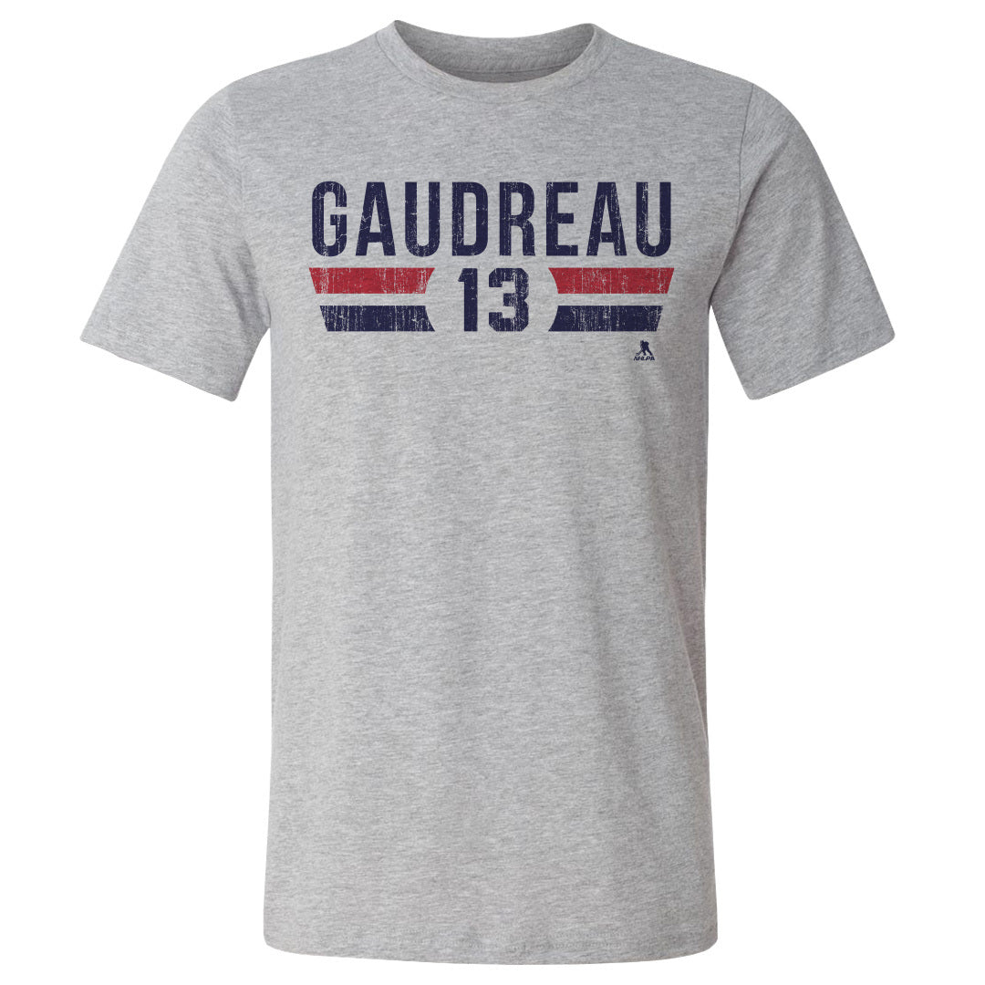 Johnny Gaudreau Men&#39;s Cotton T-Shirt | 500 LEVEL