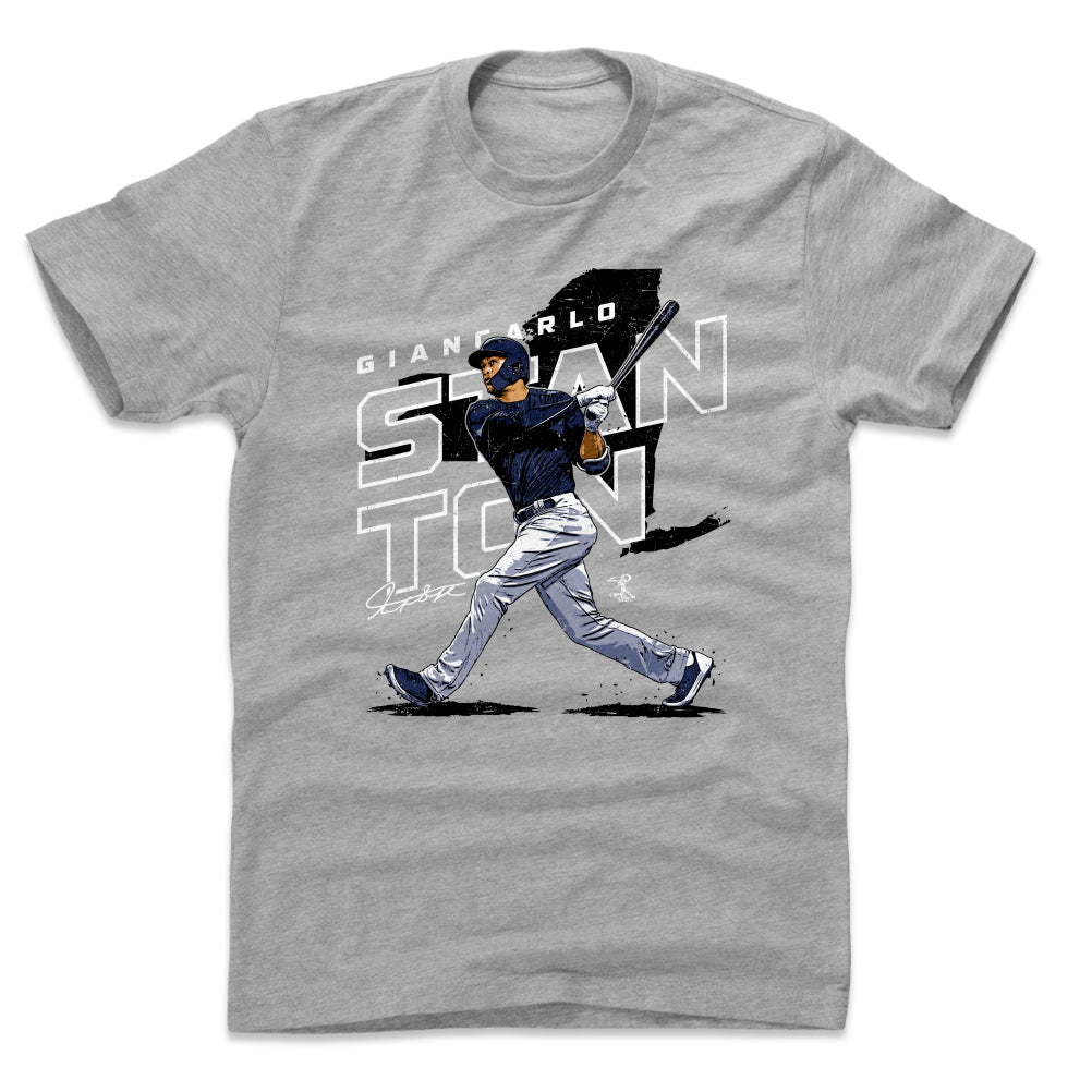 New York Yankees Men's 500 Level Giancarlo Stanton New York Gray Shirt