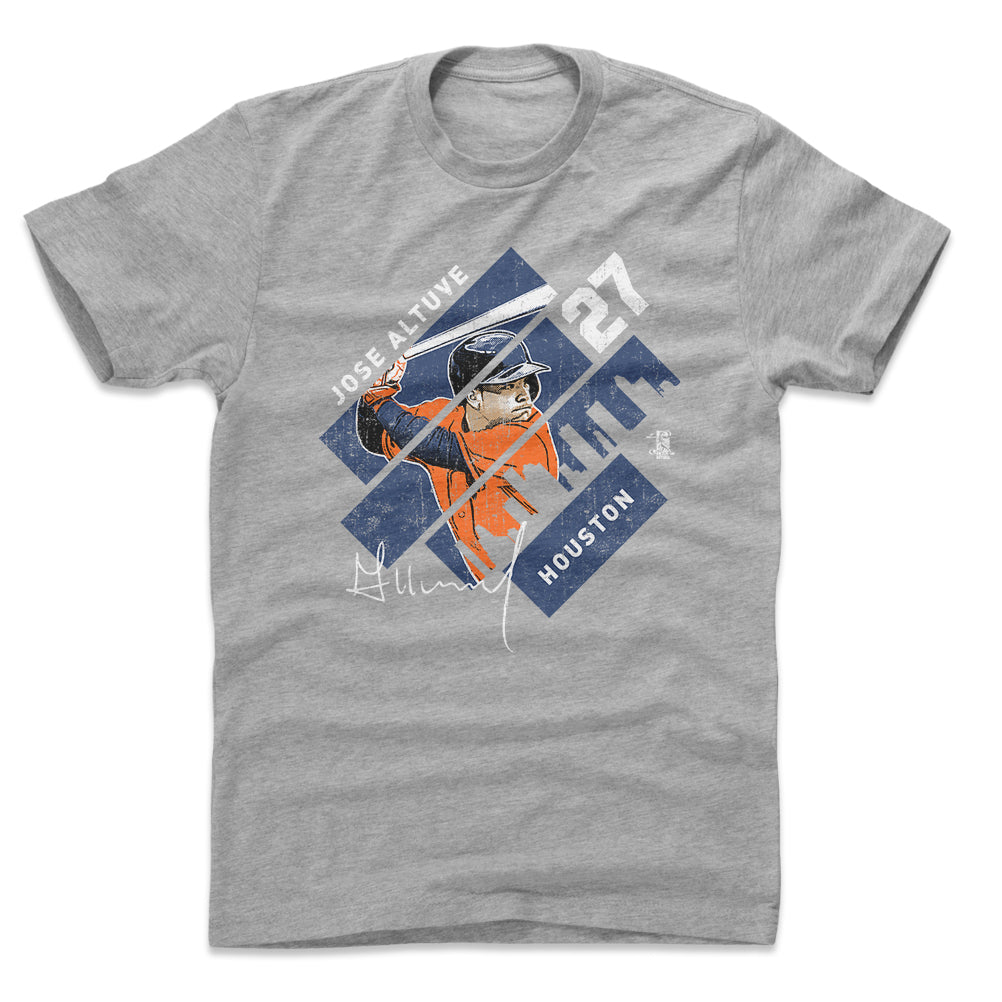  Jose Altuve Shirt (Cotton, Small, Heather Gray) - Jose