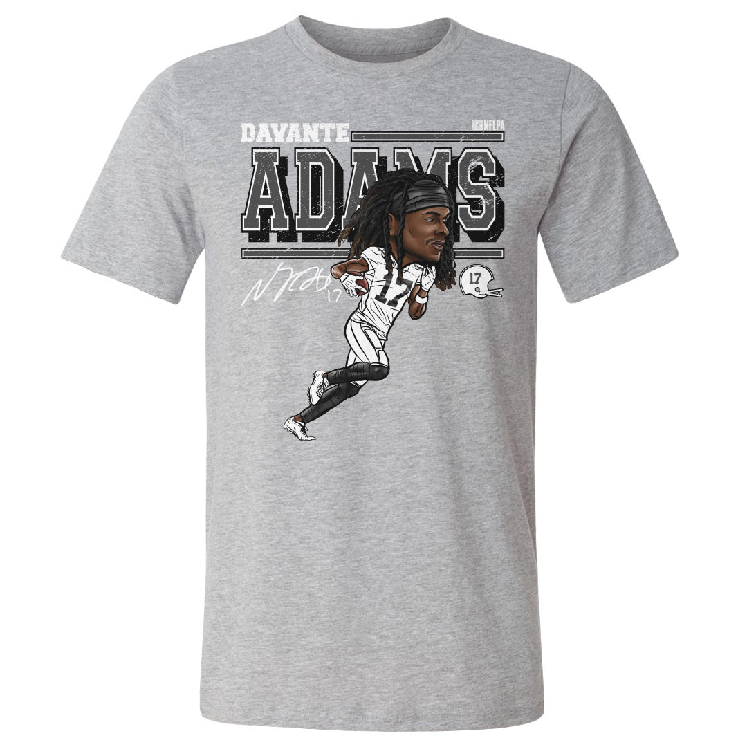 Women's Majestic Threads Davante Adams White Green Bay Packers Name &  Number V-Neck T-Shirt