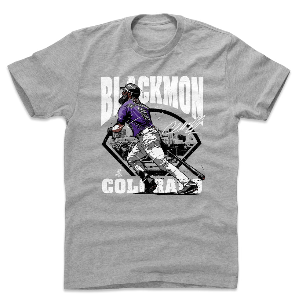 Colorado Rockies Men's 500 Level Charlie Blackmon Colorado Gray Shirt