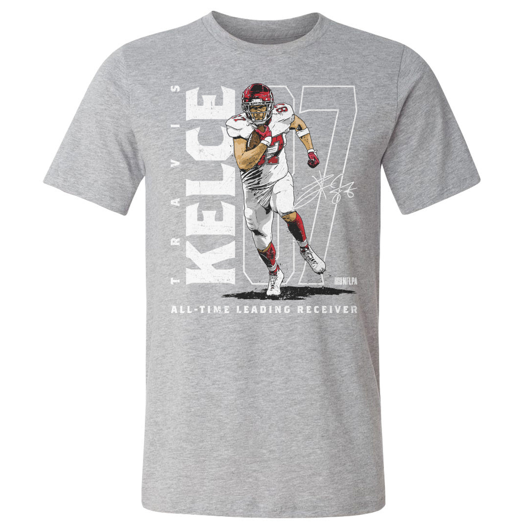 Travis Kelce Men&#39;s Cotton T-Shirt | 500 LEVEL