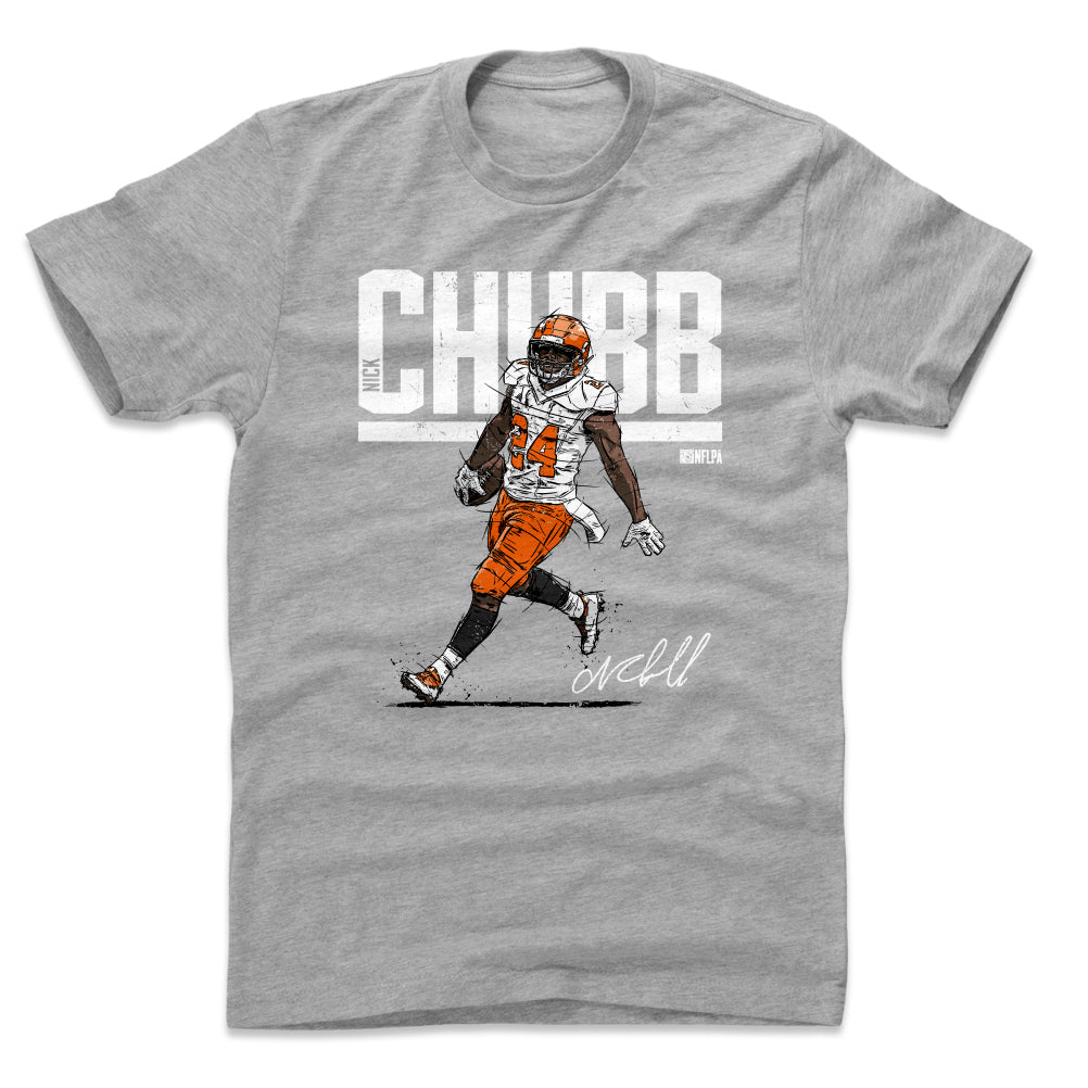 Officially Licensed NFL Cleveland Browns Men's Nick Chubb Raglan Top