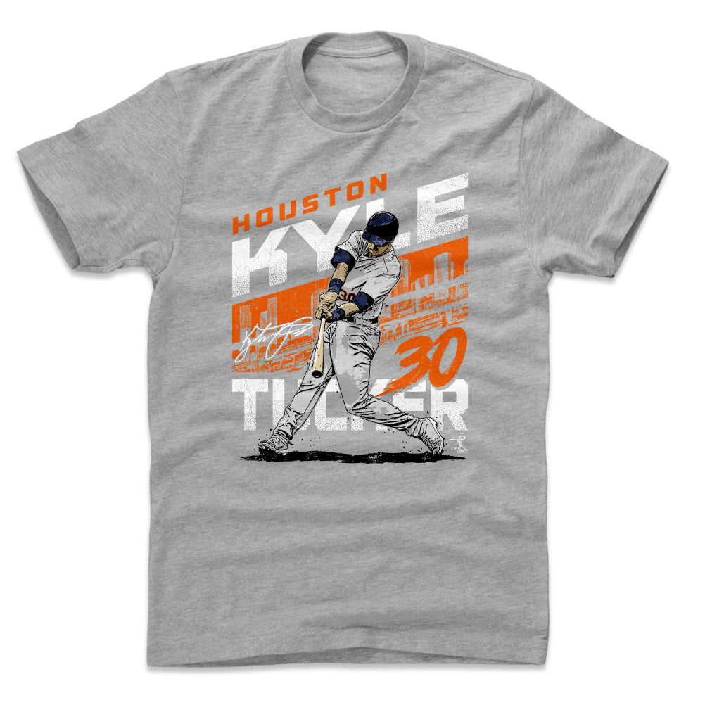 Jose Altuve Men's Cotton T-Shirt - White - Houston | 500 Level Major League Baseball Players Association (MLBPA)