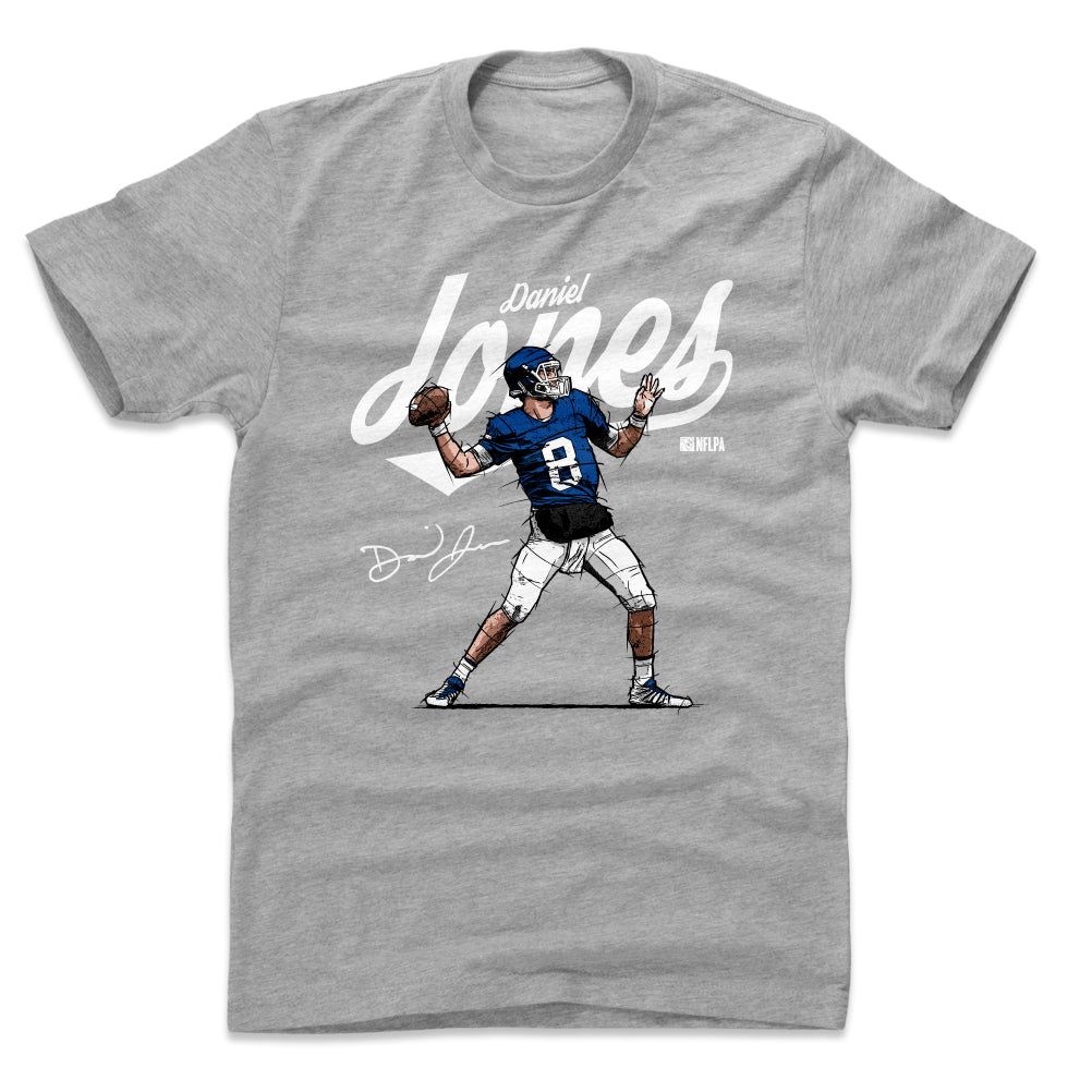 Daniel Jones Shirt, New York Football Men's Cotton T-Shirt