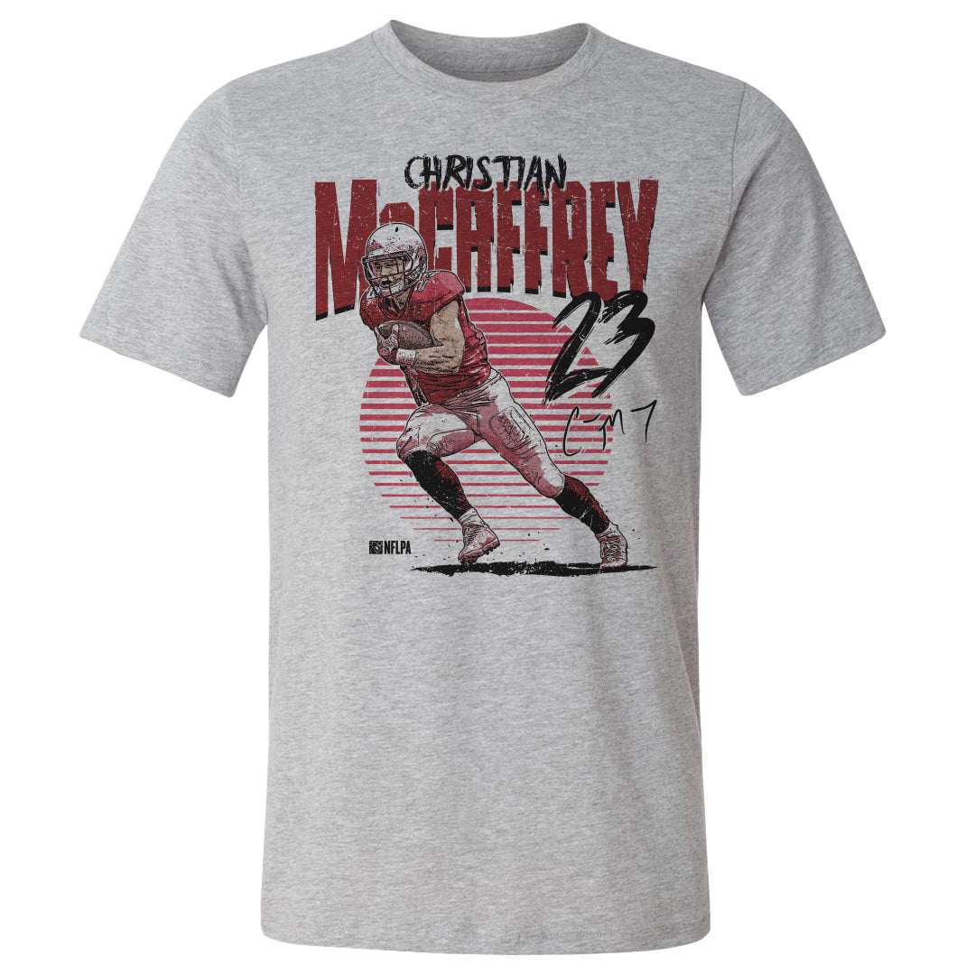 Christian McCaffrey Men&#39;s Cotton T-Shirt | 500 LEVEL