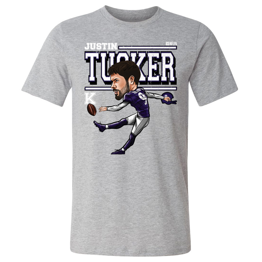 Justin Tucker Shirt  Baltimore Football Men's Cotton T-Shirt