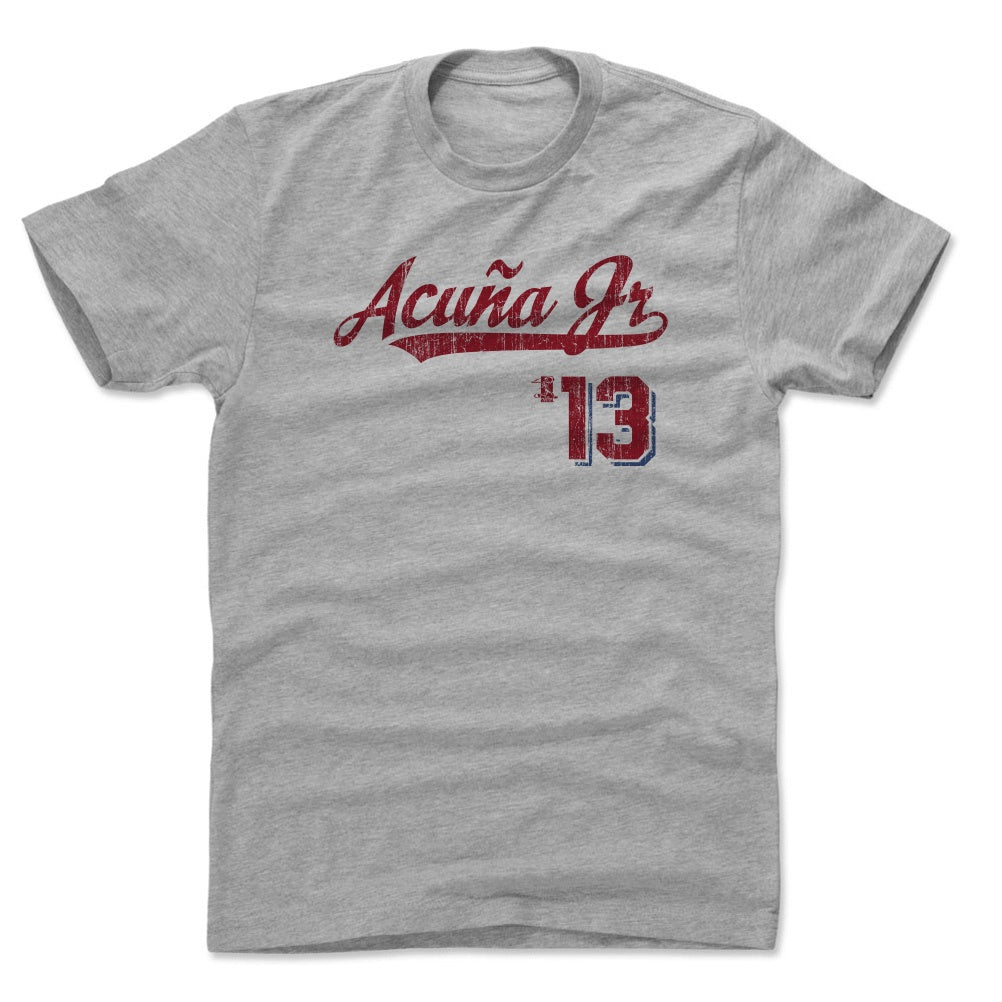 Atlanta Braves Men's 500 Level Ronald Acuna Jr. Atlanta Gray Shirt