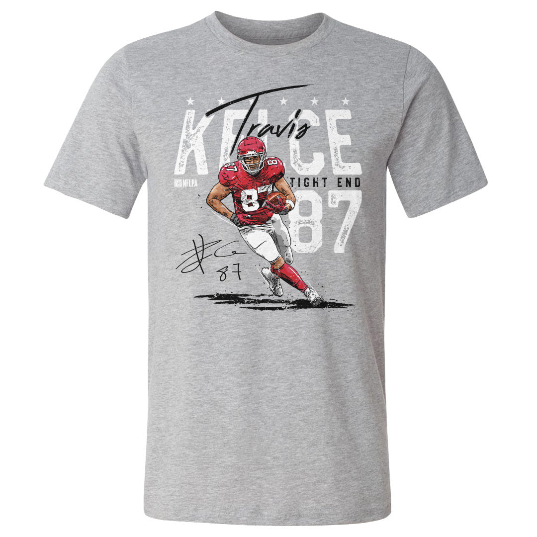 Travis Kelce Men&#39;s Cotton T-Shirt | 500 LEVEL