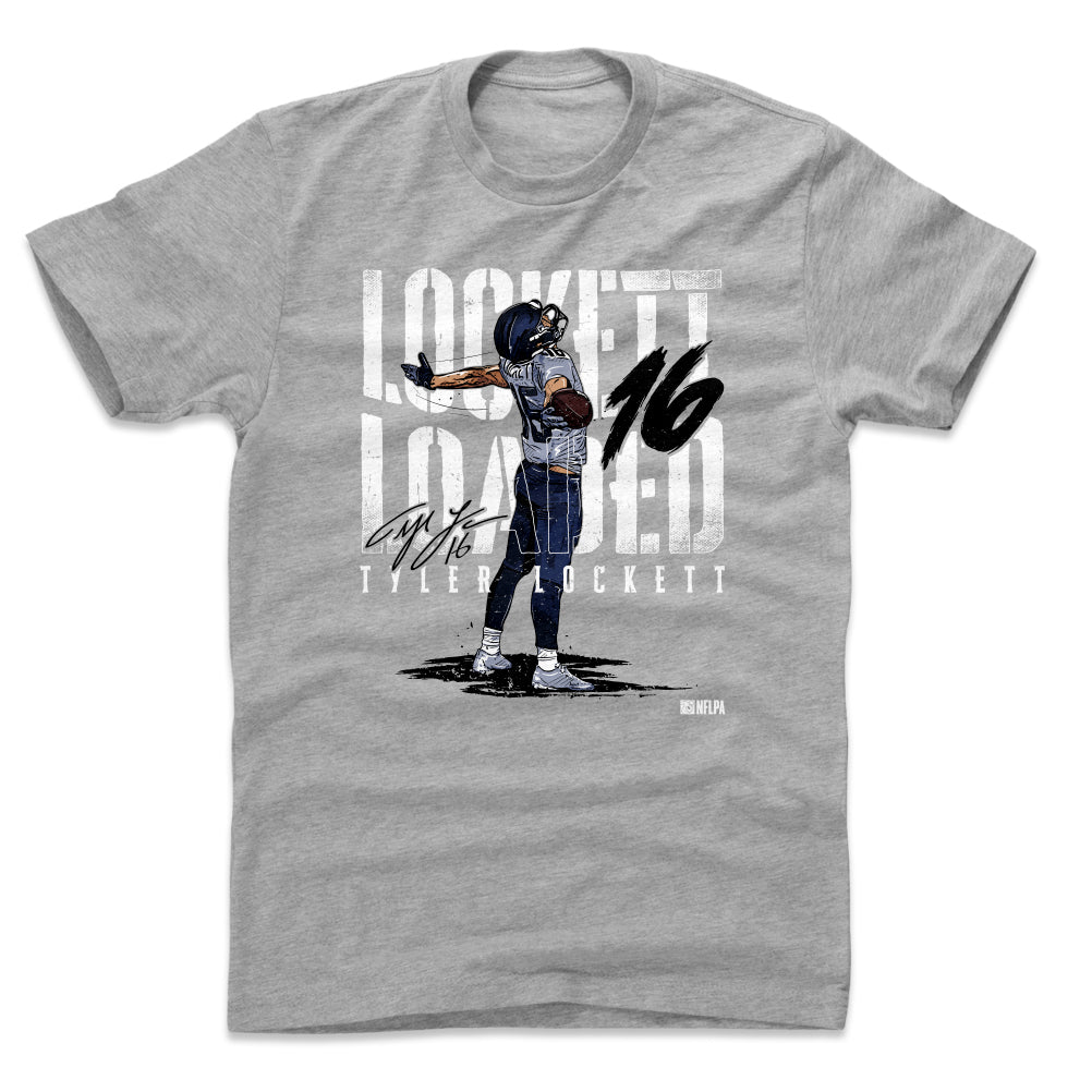 Tyler Lockett Shirt, Seattle Football Men's Cotton T-Shirt