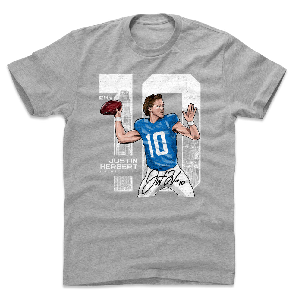 Justin Herbert Shirt  Los Angeles Football Men's Cotton T-Shirt