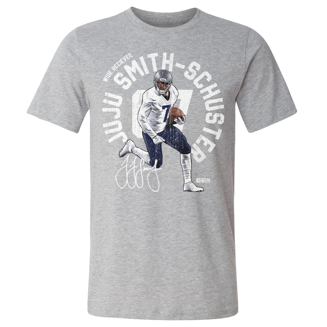 JuJu Smith-Schuster White T-Shirt Print #1245592 Online