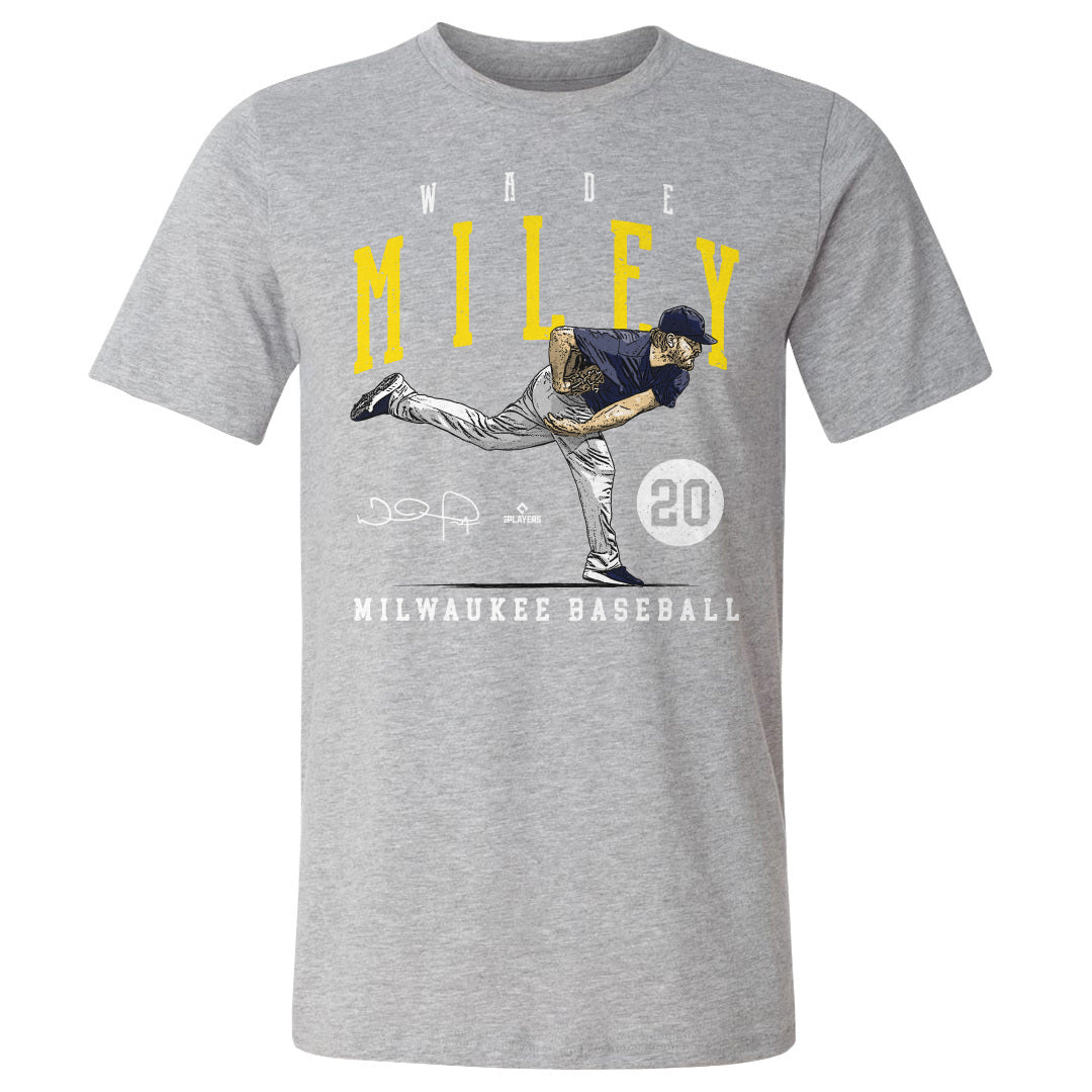 Willy Adames Kids Toddler T-Shirt - Heather Gray - Milwaukee | 500 Level Major League Baseball Players Association (MLBPA)