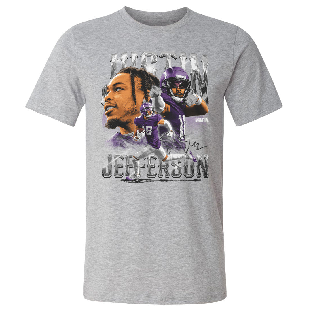 Justin Jefferson Men&#39;s Cotton T-Shirt | 500 LEVEL