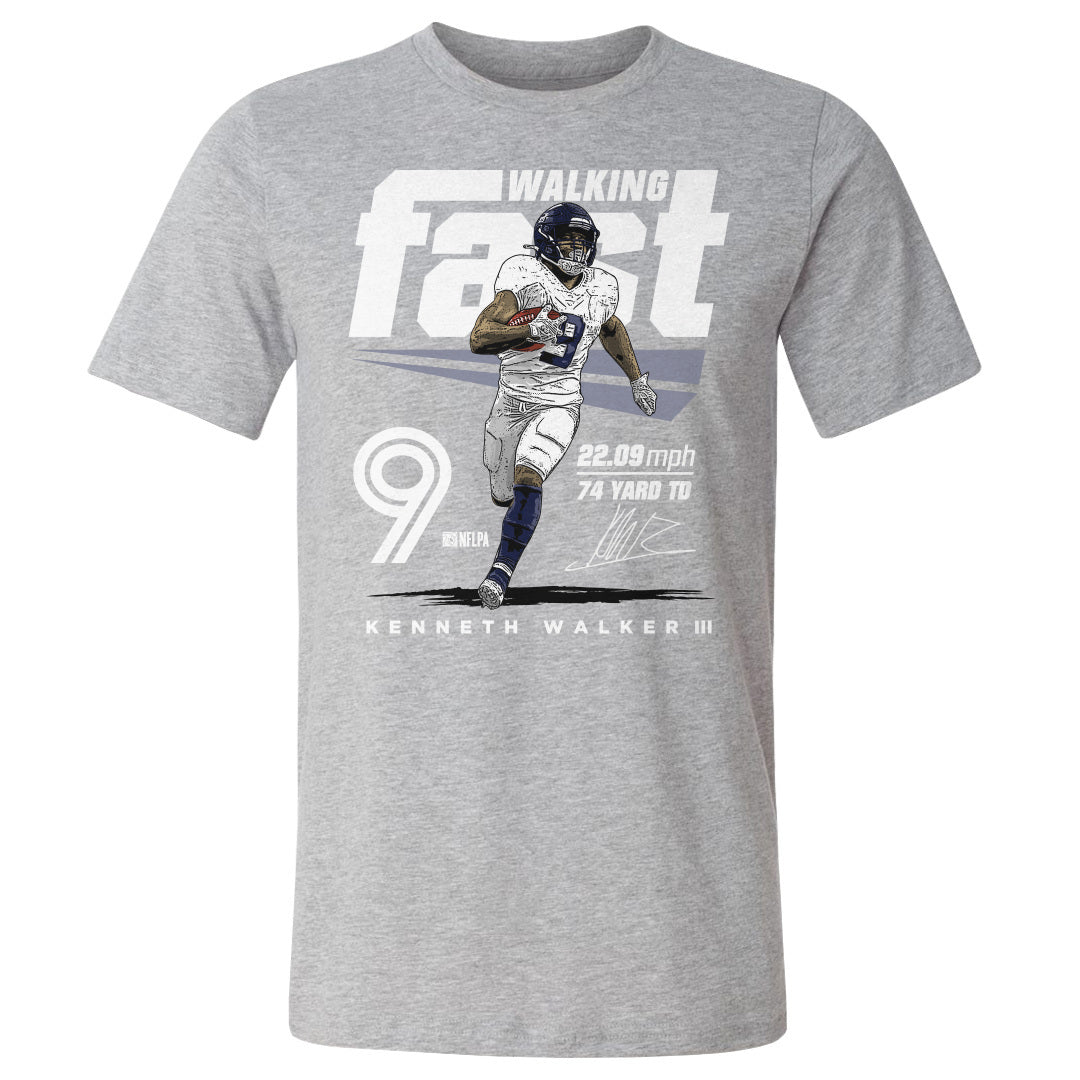 Kenneth Walker III Men&#39;s Cotton T-Shirt | 500 LEVEL