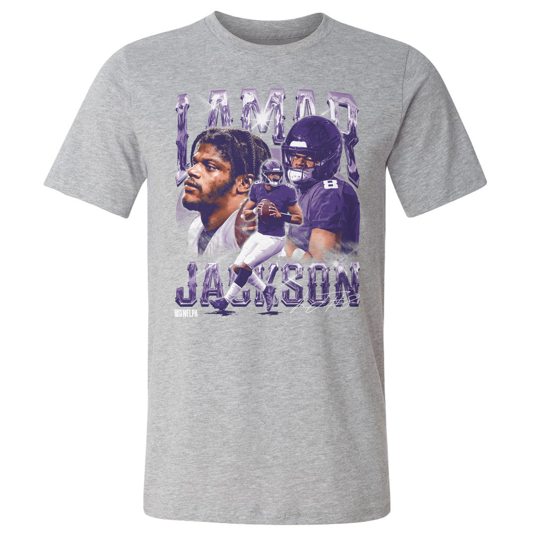 Lamar Jackson Men&#39;s Cotton T-Shirt | 500 LEVEL