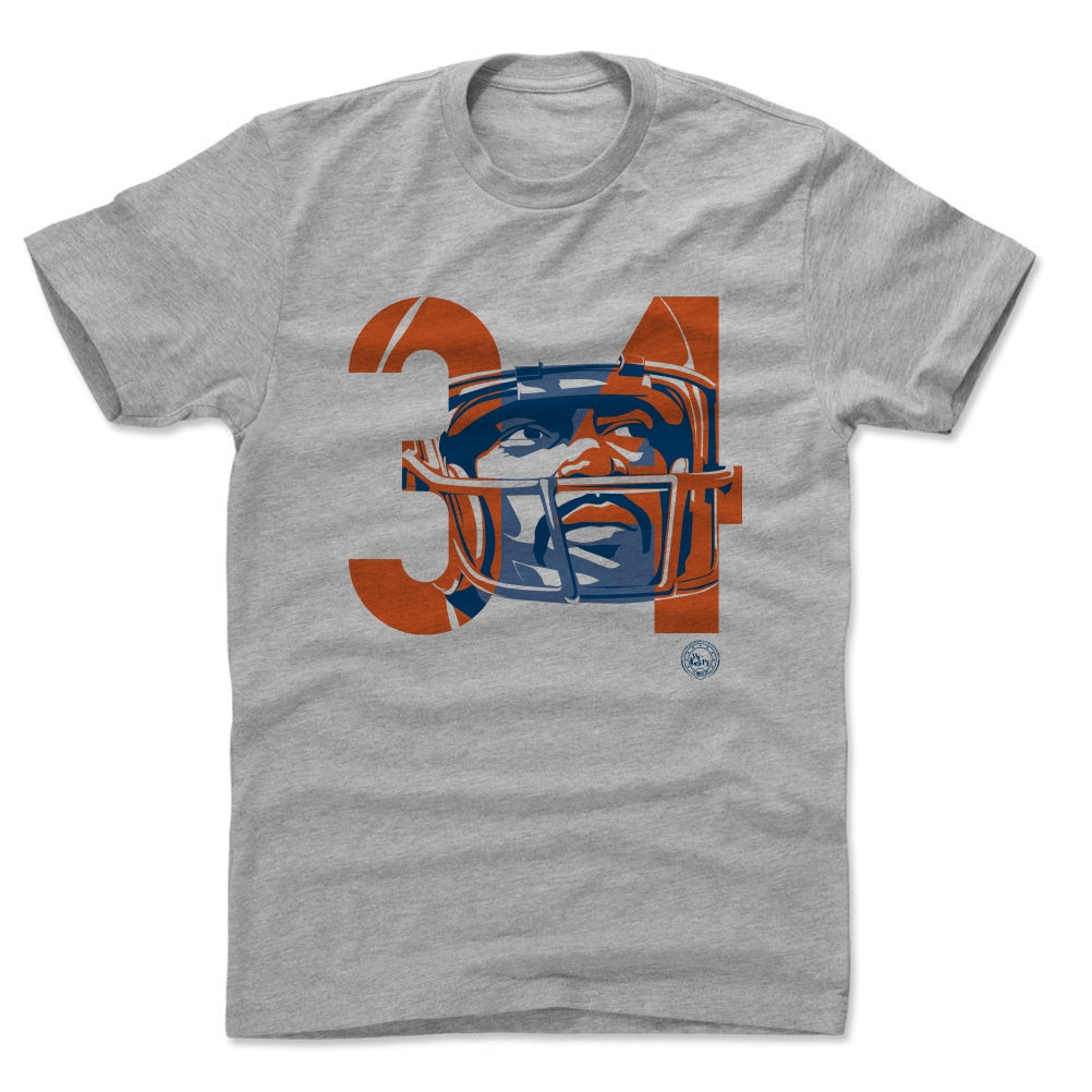 Men's Homage Walter Payton Heathered Orange Chicago Bears