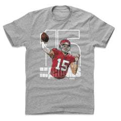 500 Level (BoredinClass Llc) Patrick Mahomes Kansas City Chiefs Youth Grey City Connection Player Tee, Grey, 50% Polyester / 25% Cotton / 25% Rayon, Size XL, Rally House