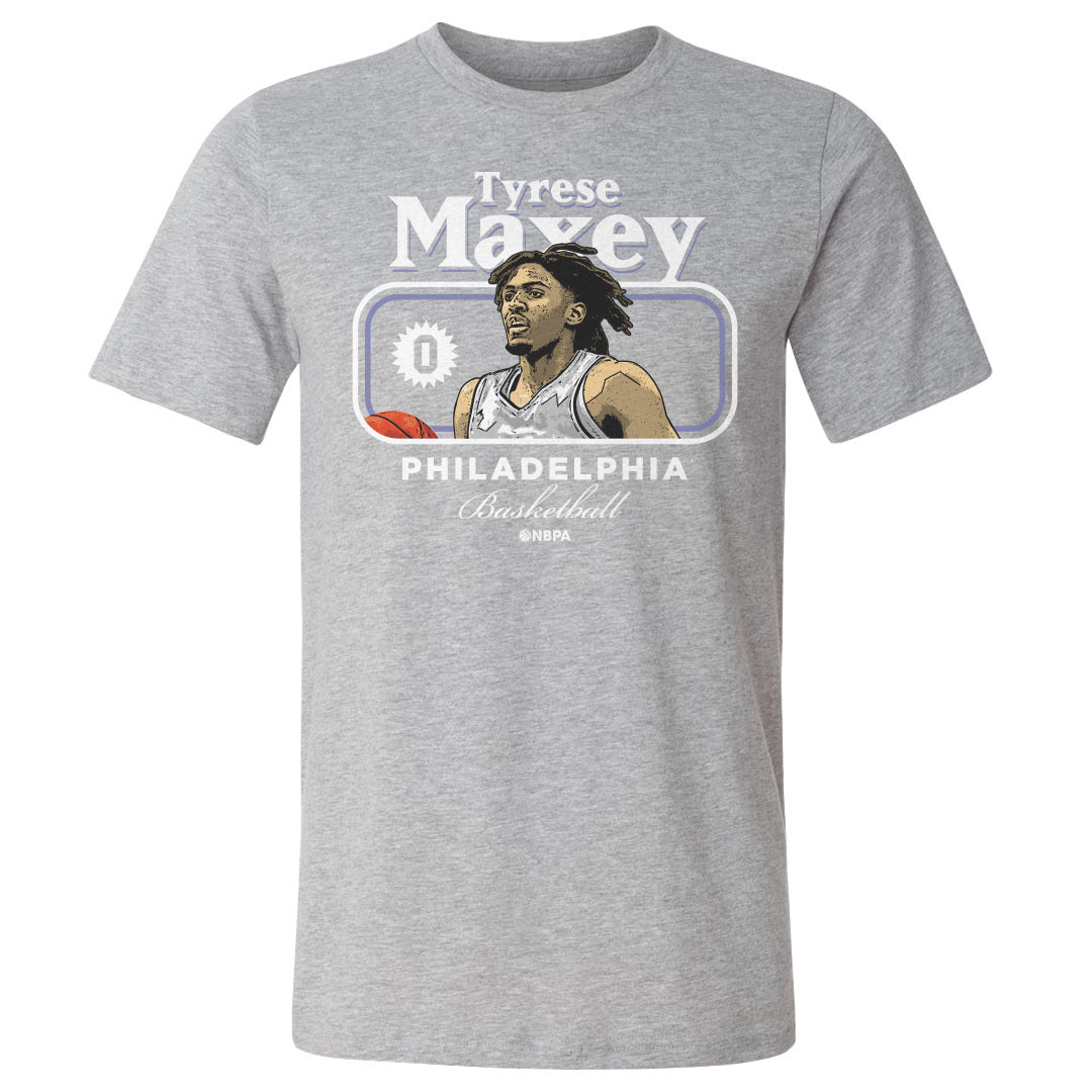 Tyrese Maxey Men&#39;s Cotton T-Shirt | 500 LEVEL