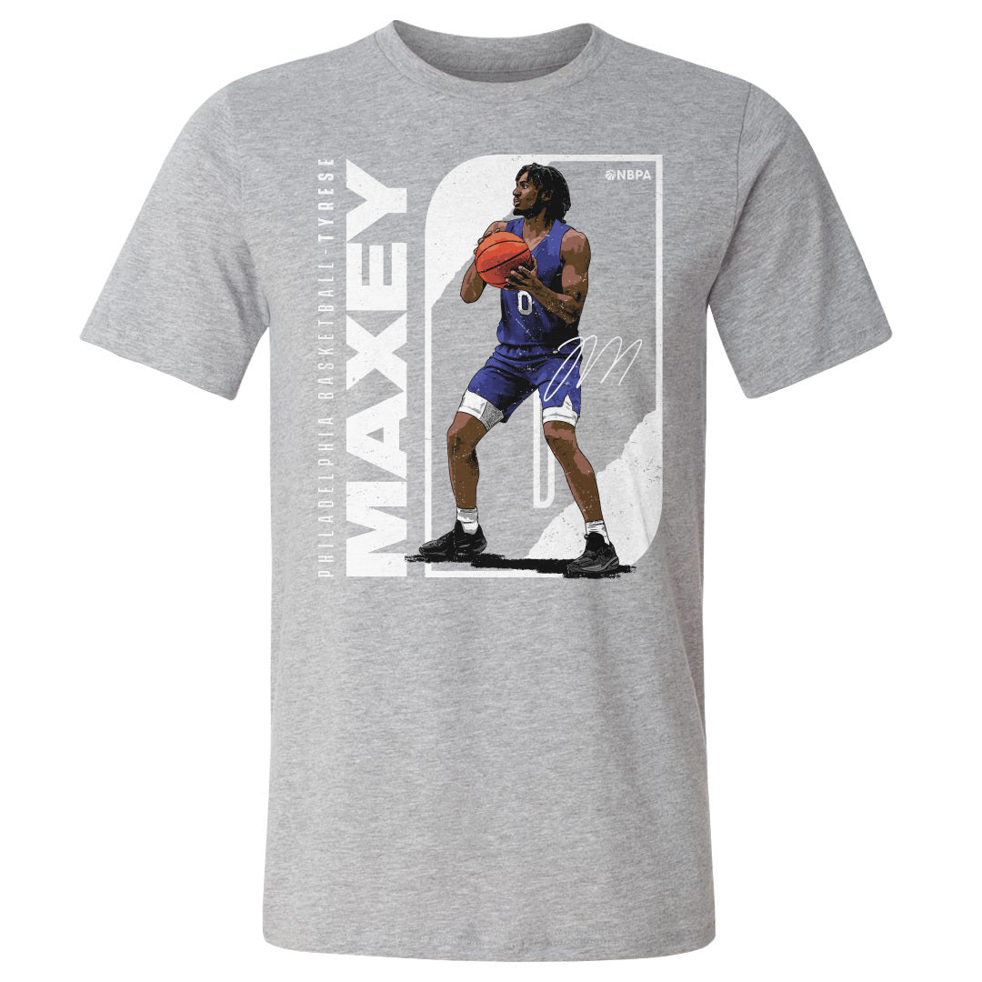 Tyrese Maxey Men&#39;s Cotton T-Shirt | 500 LEVEL