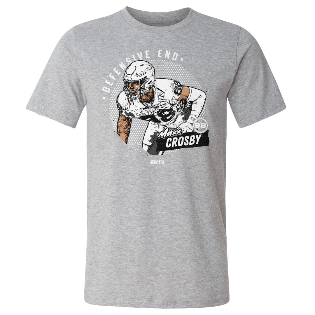 Maxx Crosby Men&#39;s Cotton T-Shirt | 500 LEVEL