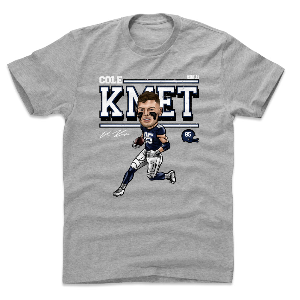 Cole Kmet Shirt, Chicago Football Men's Cotton T-Shirt